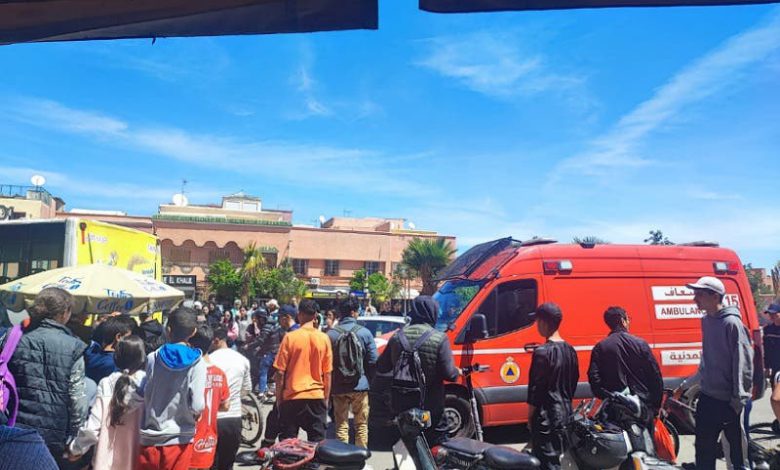 مراكش.. حادثة سير خطيرة تفضح هشاشة البنية الطرقية واحتلال الملك العمومي